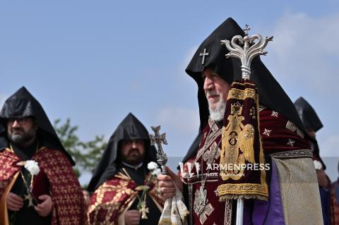 Հայոց ցեղասպանության դատապարտումը չպիտի սահմանափակվի սոսկ հուշարձանների մոտ համախմբումով. Ամենայն Հայոց Կաթողիկոս