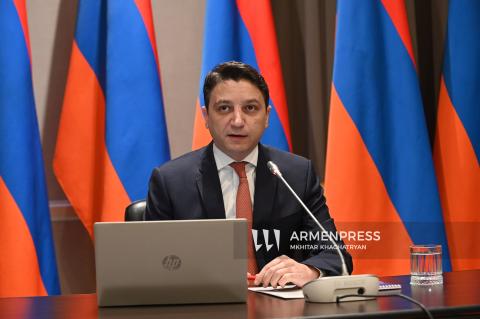 სომხეთის რესპუბლიკის ფინანსთა მინისტრის პრესკონფერენცია