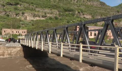 Կառուցվել է Մ-6 ճանապարհն Ախթալայի հետ կապող ժամանակավոր 2-րդ կամուրջը. Փաշինյանը ծանոթացել է աշխատանքին