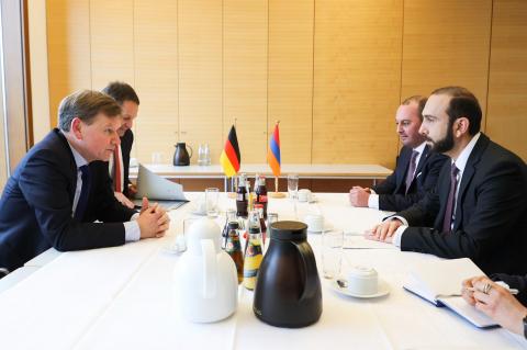 Armenian FM congratulates new German counterpart on appointment