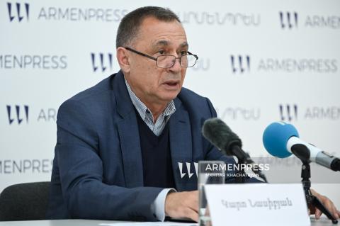 Testing and Evaluation Center Deputy CEO Karo Nasibyan's press conference