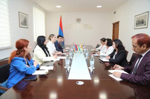 Սրբուհի Գալյանը Նիլակշի Սահա Սինհայի հետ քննարկել է Հնդկաստանի արդարադատության ոլորտի թվայնացման փորձը ներդնելու հնարավորությունը