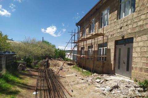 Մեկնարկել են Արծվանիստ գյուղի մանկապարտեզի հիմնանորոգման աշխատանքները