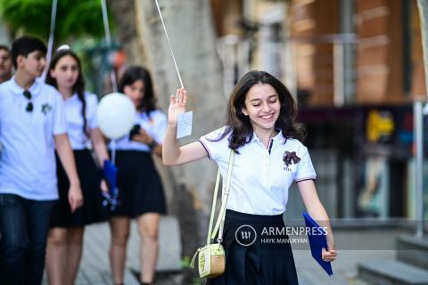 Last Bell ceremonies to mark school graduation day across Armenia