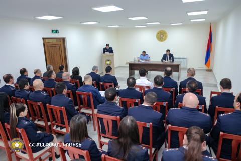 Քննչական կոմիտեի նախագահը խորհրդակցություն է անցկացրել Արմավիրի մարզային քննչական վարչությունում