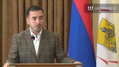 ერევნის მერის პრესმდივნის ჰაიკ კოსტანიანის ბრიფინგი