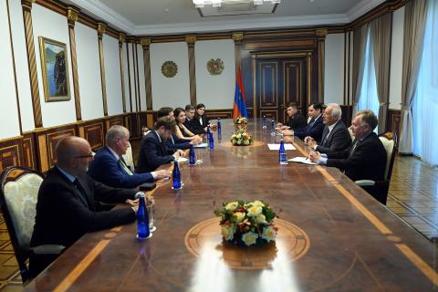 President Khachaturyan, French delegation discuss cooperation