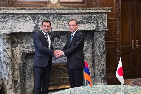 Armenian Vice Speaker of Parliament, Japanese counterpart discuss development of ties