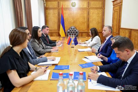 Armenian interior minister, EU ambassador discuss visa liberalization