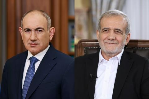 Armenian Prime Minister, Iranian President hold phone call