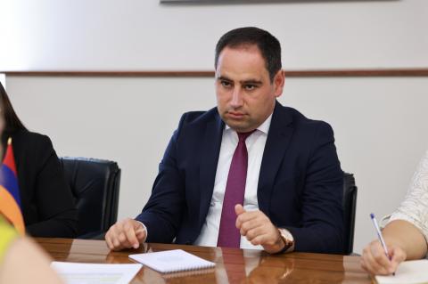 ՀՀ ՏԿԵ նախարարն ընդունել է ՄԱԿ-ի Պարենի համաշխարհային ծրագրի հայաստանյան ներկայացուցիչին