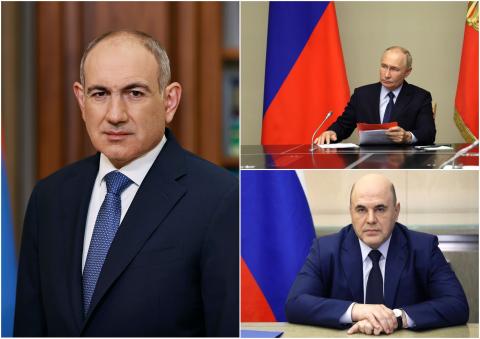 Համոզված եմ՝ համատեղ ջանքերի շնորհիվ ՀՀ-ՌԴ հարաբերությունները կամրապնդվեն. Փաշինյանը շնորհավորել է Պուտինին և Միշուստինին