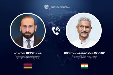Ermenistan ve Hindistan dışişleri bakanları görüştü