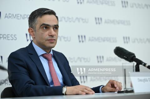 სომხეთის რესპუბლიკის შრომისა და სოციალური დაცვის მინისტრის მოადგილის, რუბენ სარგსიანის პრესკონფერენცია