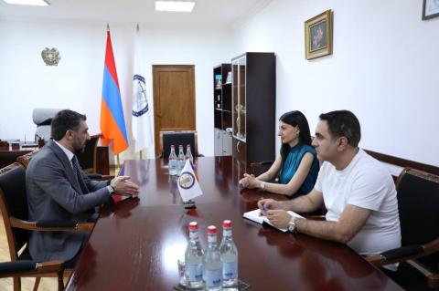 ՀՀ ՄԻՊ-ն ընդունել է «Գարդման-Շիրվան-Նախիջևան» համահայկական միության նախագահին