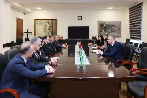 ՀՀ ԿԳՄՍ նախարարն ու վրացի պատգամավորը քննարկել են մշակույթի ոլորտում հետաքրքրություն ներկայացնող հարցեր