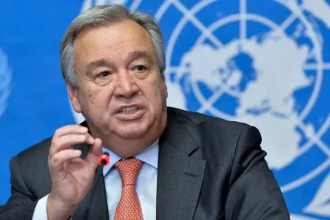 دبیرکل سازمان ملل متحد: «اقدامات نظامی ایالات متحدۀ آمریکا علیۀ جمهوری اسلامی ایران نگران‌کننده و تهدیدی برای صلح جهانی است»