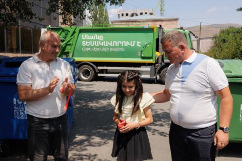 Սևան քաղաքում գործարկվել է կոշտ կենցաղային թափոնների տեսակավորման համակարգը