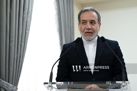 عباس عراقچی: «حفظ ثبات ژئوپلیتیکی منطقه محور اصلی دستورکار سفر رسمی «مسعود پزشکیان» رئیس‌جمهور جمهوری اسلامی ایران به ارمنستان است»