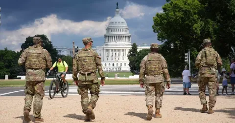 Национальная гвардия может получить оружие для усиления безопасности в Вашингтоне - The Washington Post
