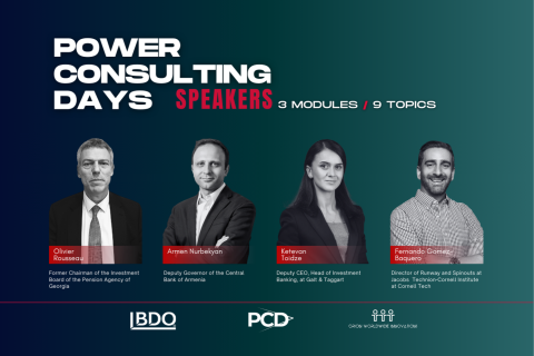 World-class Finance and Investment experts will speak at the Power Consulting Days Program