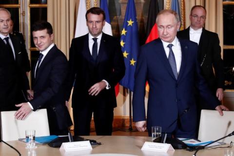 Macron suggests Geneva for Putin-Zelensky peace talks