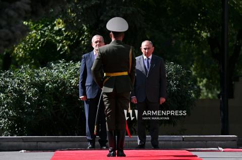 برگزاری دیدار نیکول پاشینیان و مسعود پزشکیان در چهارچوب سفر رسمی رئیس‌جمهور جمهوری اسلامی ایران به ارمنستان