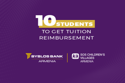 Byblos Bank Armenia Committed to Quality Education: Covering SOS Children’s Villages 10 student tuitions