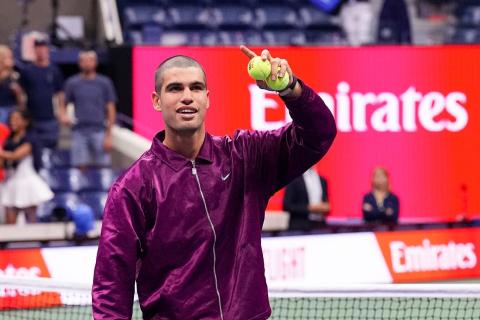 კარლოს ალკარასი აშშ-ის ღია პირველობის მესამე რაუნდში გავიდა