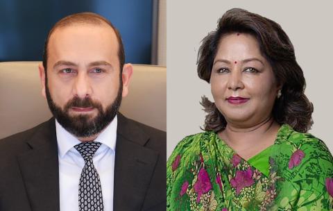 Le ministre arménien des Affaires étrangères informe son homologue du Népal des accords conclus à Washington