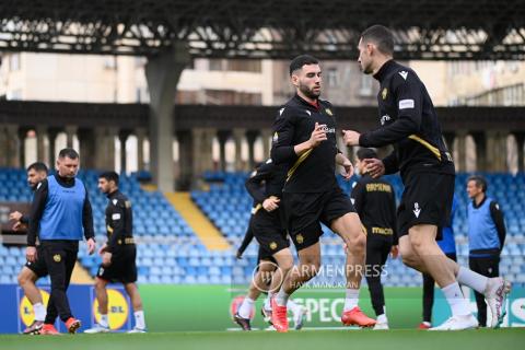 Ֆուտբոլի ազգային թիմը սկսում է մարզական հավաքը