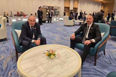 Le Premier ministre a rencontré Ilham Aliev