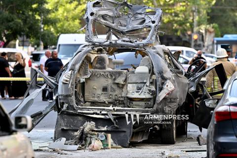 3 hospitalized in Yerevan car explosion