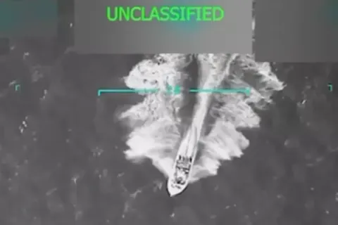 Trump says U.S. struck Venezuelan gang's vessel, killing 11