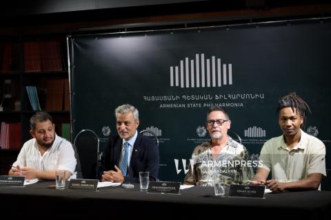 Conferencia de prensa sobre la temporada de conciertos 2025-2026 de la Orquesta Filarmónica Estatal de Armenia