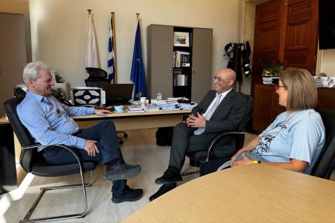 Armenian Ambassador to Greece meets Mayor of Heraklion