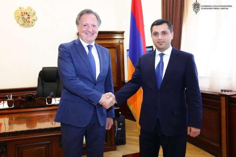 Հակակոռուպցիոն կոմիտեի նախագահը հանդիպել է ՀՀ-ում Իտալիայի դեսպանի հետ