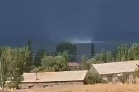 Սևանա լճի վրա դիտվել է հզոր պտտահողմ