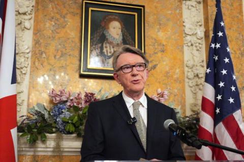 L'ambassadeur britannique aux Etats-Unis limogé, emporté par l'affaire  Epstein