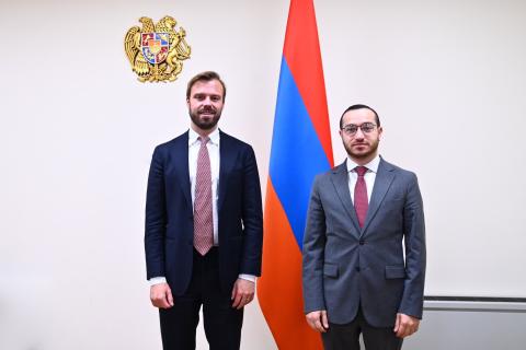 Министр ВТП Армении принял руководителя Бюро по делам Европы и Евразии Госдепартамента США