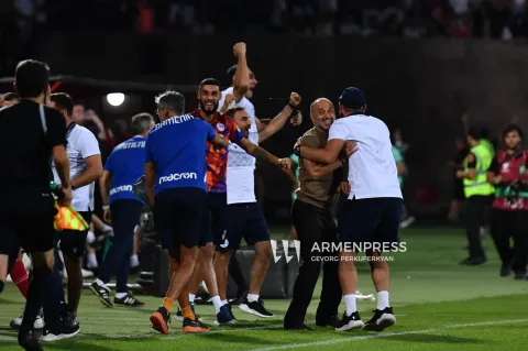ՈՒԵՖԱ-ն հրապարակել է Եղիշե Մելիքյանի էմոցիաները Հայաստանի հաղթական գոլից հետո