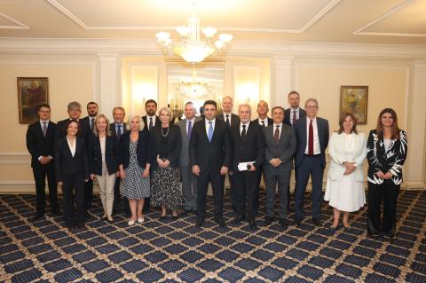 Parliament Speaker, NATO-accredited envoys discuss regional developments, peace agenda
