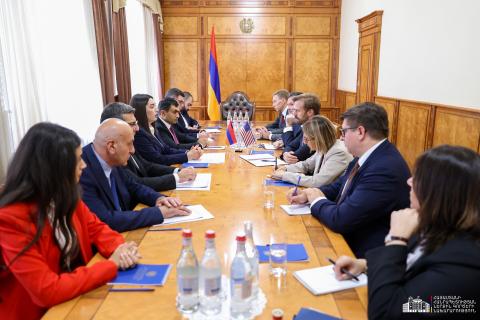 Armenian interior minister, U.S. official discuss Trump Route