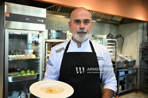 Clase magistral de cocina italiana y hospitalidad