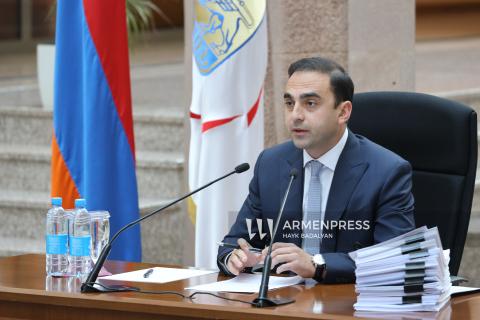 Yerevan Belediye Başkanı'nın basın toplantısı