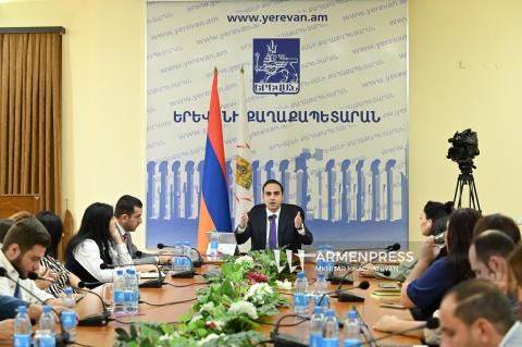 ერევნის მერის ტიგრან ავინიანის პრესკონფერენცია