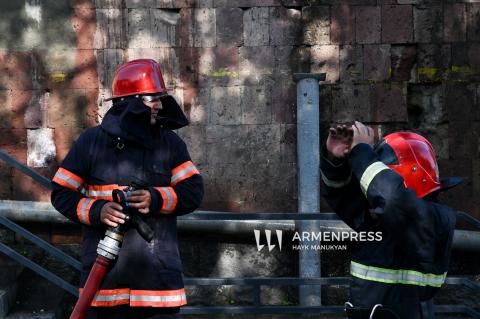 Հրդեհի ահազանգ Երևան քաղաքի Արտաշիսյան փողոցում. հայտարարվել է հրդեհի բարդության «1 ԲԻՍ» աստիճան