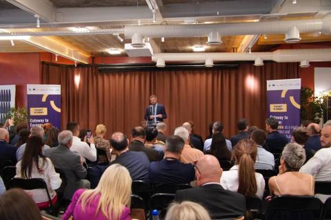 Economy Minister attends "Gateway to Europe: Armenia – a new hub for innovation and investments" conference