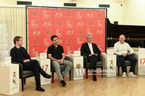 Пресс-конференция, посвященная открытию 100-го юбилейного концертного сезона Национального филармонического оркестра Армении