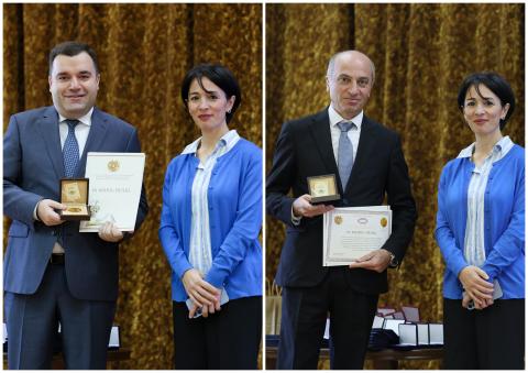 ԿԳՄՍ նախարարության ոսկե մեդալով են պարգևատրվել ԵՊՀ կենսաբանության ֆակուլտետի դեկանն ու Կենսաբանության գիտահետազոտական ինստիտուտի տնօրենը